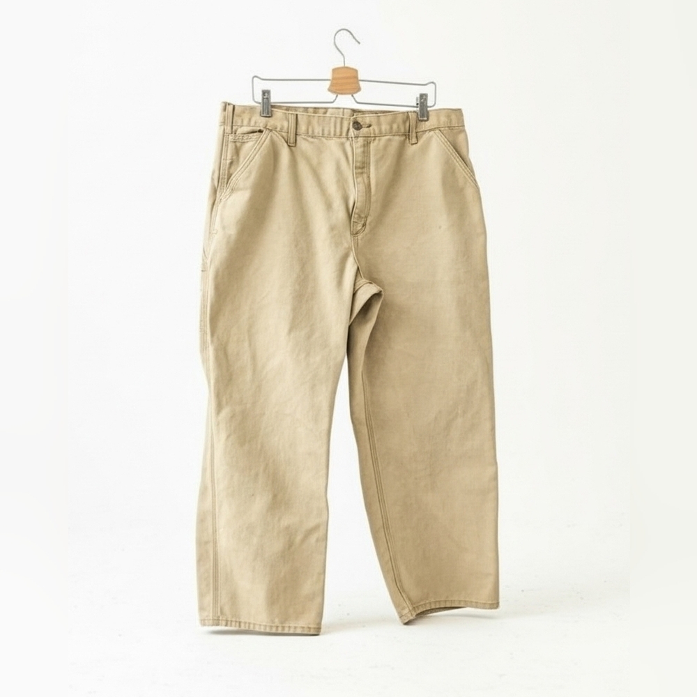 Vintage Carhartt Tan Carpenter‎ Dungaree Canvas Pants